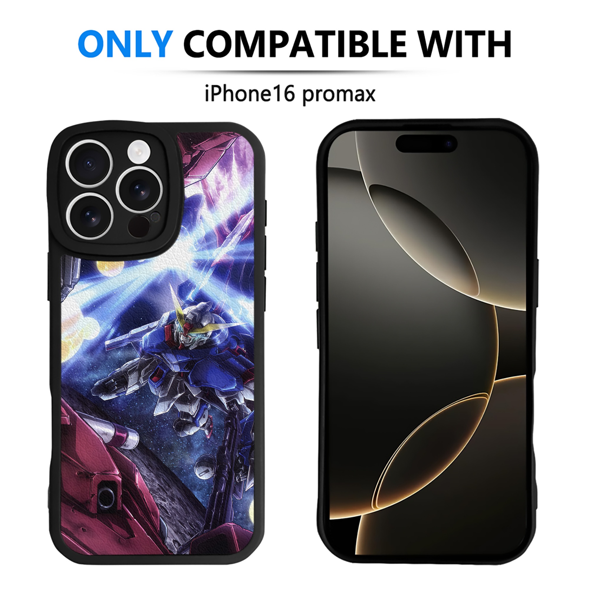 （画像用） 機動戦士ガンダム Mobile Suit Gundam 【iPhone 16シリーズ対応】シリコンスマホケース（レザー調） 材質：シリコン